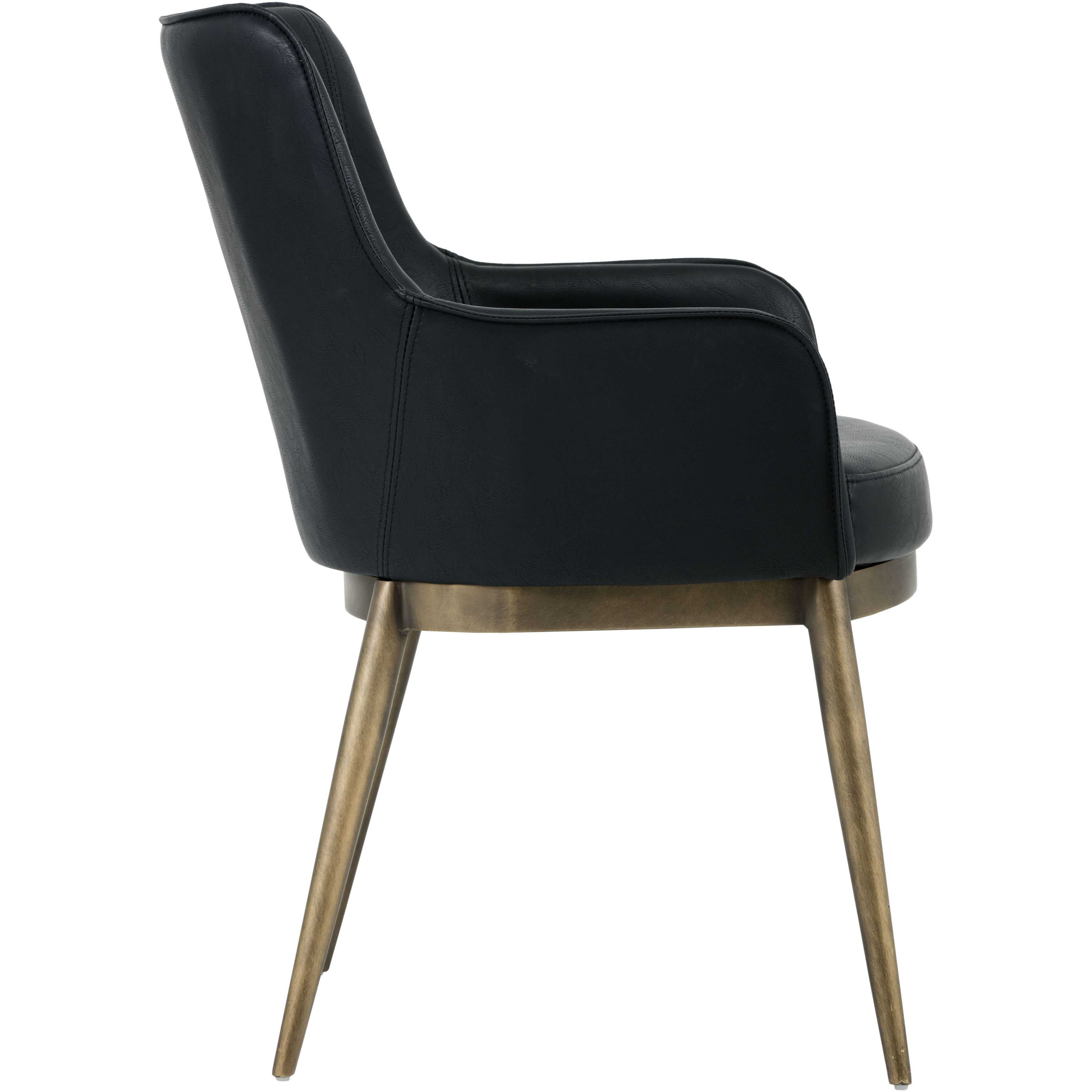 Franklin Vintage Black Dining Armchair